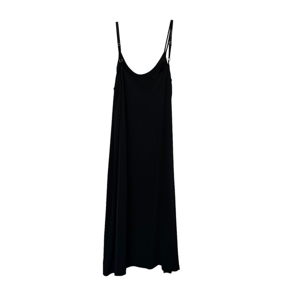 Wilt Double Strap Slip Midi Dress Women's Size XL Black USA Made Fairycore Y2K - Picture 10 of 16
